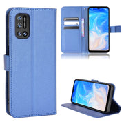For DOOGEE N40 Pro Diamond Texture Leather Phone Case(Blue)