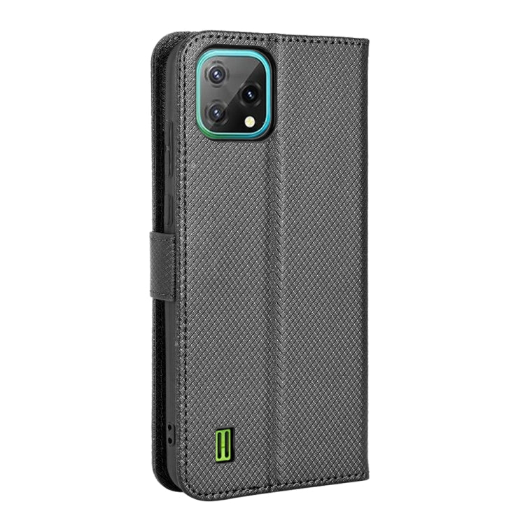 For Blackview A55 Diamond Texture Leather Phone Case(Black)