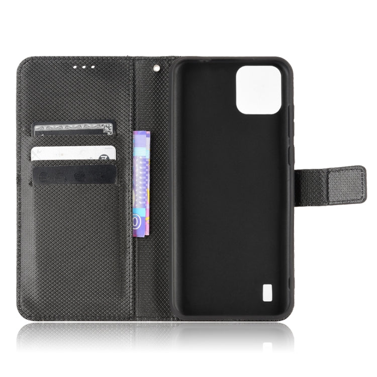 For Blackview A55 Diamond Texture Leather Phone Case(Black)