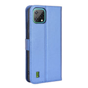 For Blackview A55 Diamond Texture Leather Phone Case(Blue)