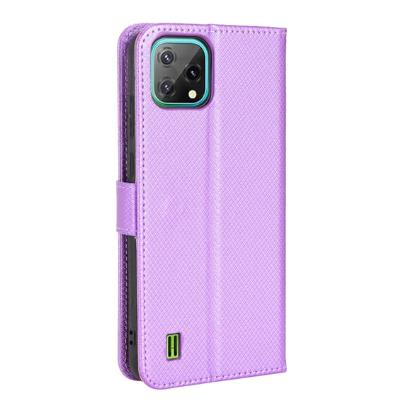 For Blackview A55 Diamond Texture Leather Phone Case(Purple)