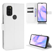 For Blackview A70 2021 Diamond Texture Leather Phone Case(White)