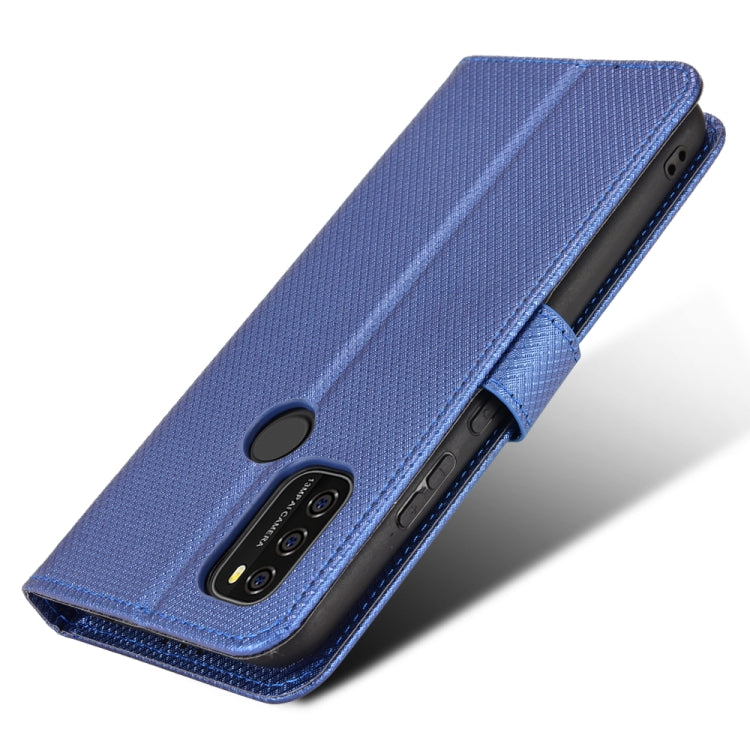 For Blackview A70 2021 Diamond Texture Leather Phone Case(Blue)