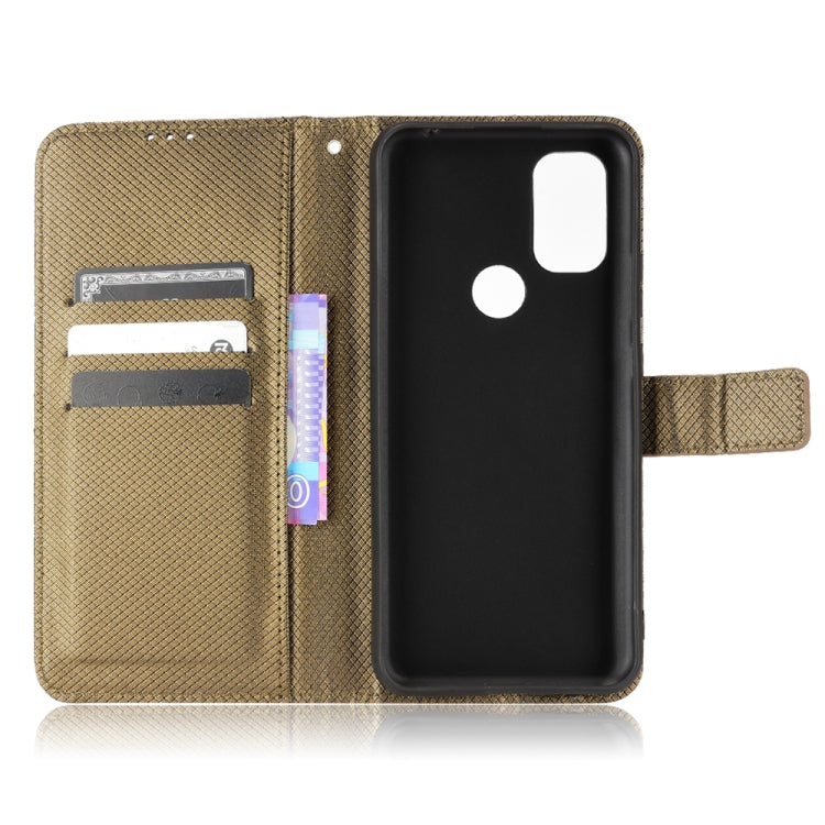 For Blackview A70 2021 Diamond Texture Leather Phone Case(Brown)