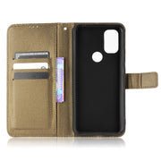For Blackview A70 2021 Diamond Texture Leather Phone Case(Brown)