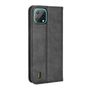 For Blackview A55 Magnetic Buckle Retro Crazy Horse Leather Phone Case(Black)