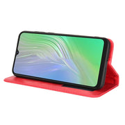 For Blackview A55 Magnetic Buckle Retro Crazy Horse Leather Phone Case(Red)