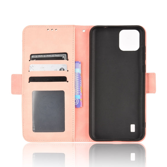 For Blackview A55 Skin Feel Calf Pattern Leather Phone Case(Pink)