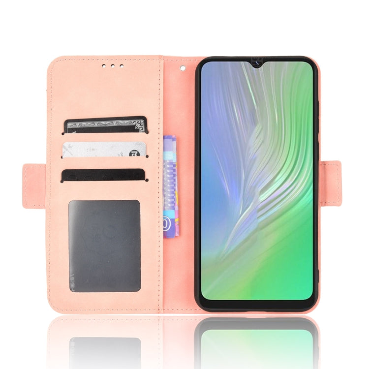 For Blackview A55 Skin Feel Calf Pattern Leather Phone Case(Pink)