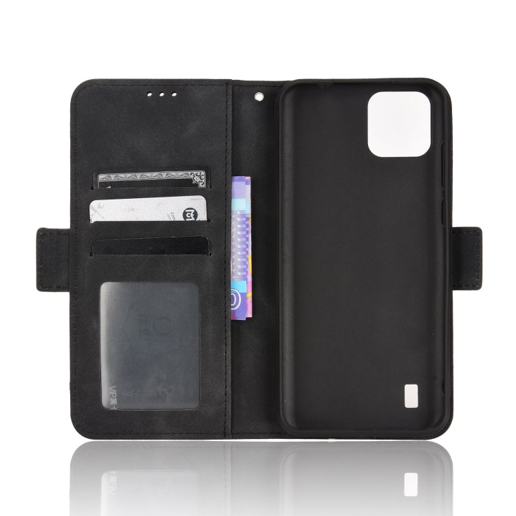 For Blackview A55 Skin Feel Calf Pattern Leather Phone Case(Black)