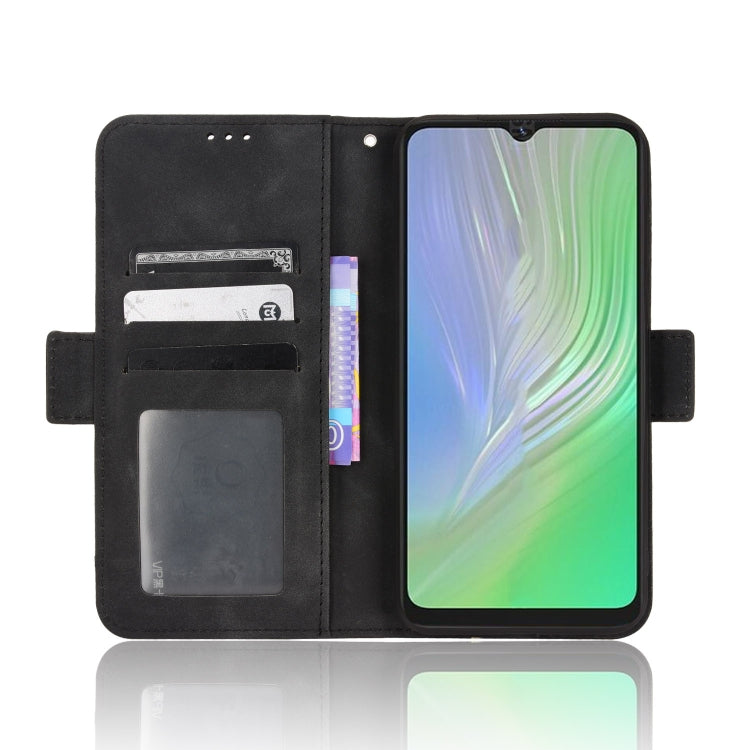 For Blackview A55 Skin Feel Calf Pattern Leather Phone Case(Black)