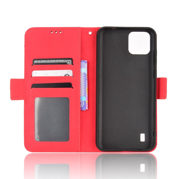 For Blackview A55 Skin Feel Calf Pattern Leather Phone Case(Red)