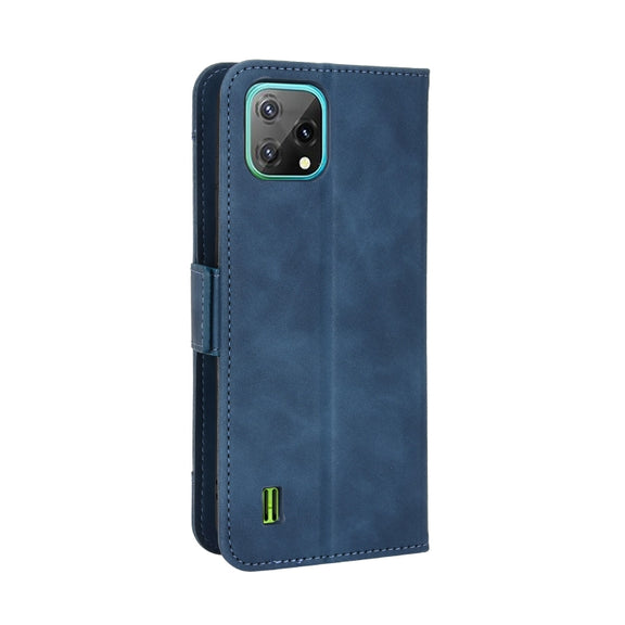 For Blackview A55 Skin Feel Calf Pattern Leather Phone Case(Blue)
