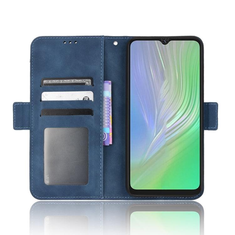 For Blackview A55 Skin Feel Calf Pattern Leather Phone Case(Blue)