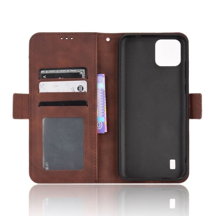 For Blackview A55 Skin Feel Calf Pattern Leather Phone Case(Brown)