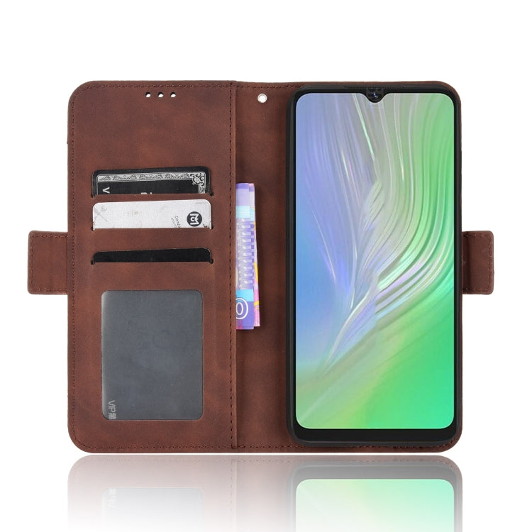 For Blackview A55 Skin Feel Calf Pattern Leather Phone Case(Brown)