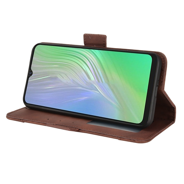 For Blackview A55 Skin Feel Calf Pattern Leather Phone Case(Brown)