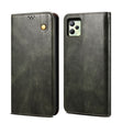 For OPPO Realme C35 Simple Wax Crazy Horse Texture Horizontal Flip Leather Phone Case with Card Slots & Holder(Dark Green) - Realme Cases by PMC TechLife | Online Shopping South Africa | PMC TechLife | Buy Now Pay Later Mobicred