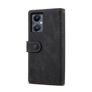For OnePlus Nord N20 5G Retro Frosted Horizontal Flip Leather Phone Case(Black)