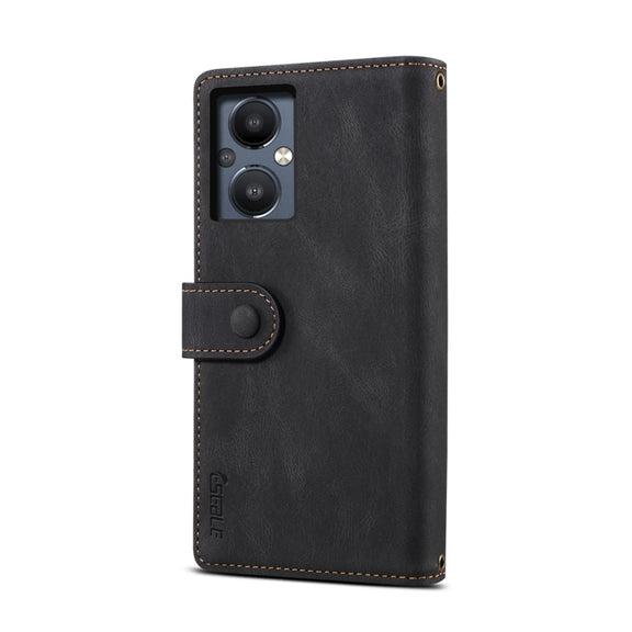 For OnePlus Nord N20 5G Retro Frosted Horizontal Flip Leather Phone Case(Black)