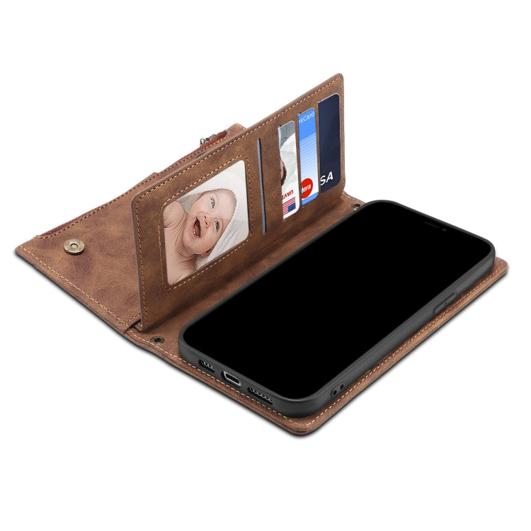 For OnePlus Nord N20 5G Retro Frosted Horizontal Flip Leather Phone Case(Brown)