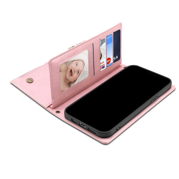 For Google Pixel 6a Retro Frosted Horizontal Flip Leather Phone Case(Rose Gold)