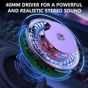 ONIKUMA X7 Pro USB + 3.5mm RGB Lighting Gaming Wired Headset(Black)