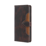 For Doogee N40 Pro Skin Feel Straw Hat Magnetic Buckle Leather Phone Case(Brown)