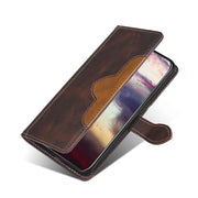 For Doogee N40 Pro Skin Feel Straw Hat Magnetic Buckle Leather Phone Case(Brown)
