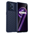 For OPPO Realme 9 Pro+ Thunderbolt Shockproof TPU Protective Soft Phone Case(Blue) - Realme Cases by PMC TechLife | Online Shopping South Africa | PMC TechLife | Buy Now Pay Later Mobicred