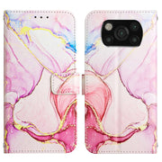 For Xiaomi Poco X3 NFC / X3 Pro / X3 PT003 Marble Pattern Flip Leather Phone Case(Rose Gold LS005)