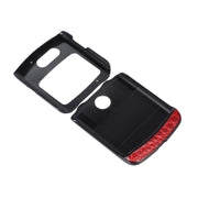 For Motorola Moto Razr 5G Crocodile Top Layer Cowhide Leather Phone Case(Red)