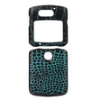 For Motorola Moto Razr 5G Crocodile Top Layer Cowhide Leather Phone Case(Cyan Blue) - Motorola Cases by PMC TechLife | Online Shopping South Africa | PMC TechLife | Buy Now Pay Later Mobicred