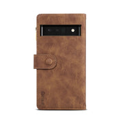For Google Pixel 7 Pro 5G Retro Frosted Horizontal Flip Leather Phone Case(Brown)