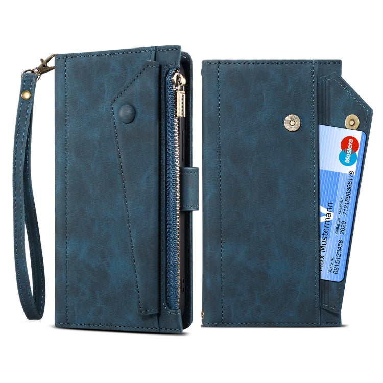 For Google Pixel 7 Pro 5G Retro Frosted Horizontal Flip Leather Phone Case(Deep Green)