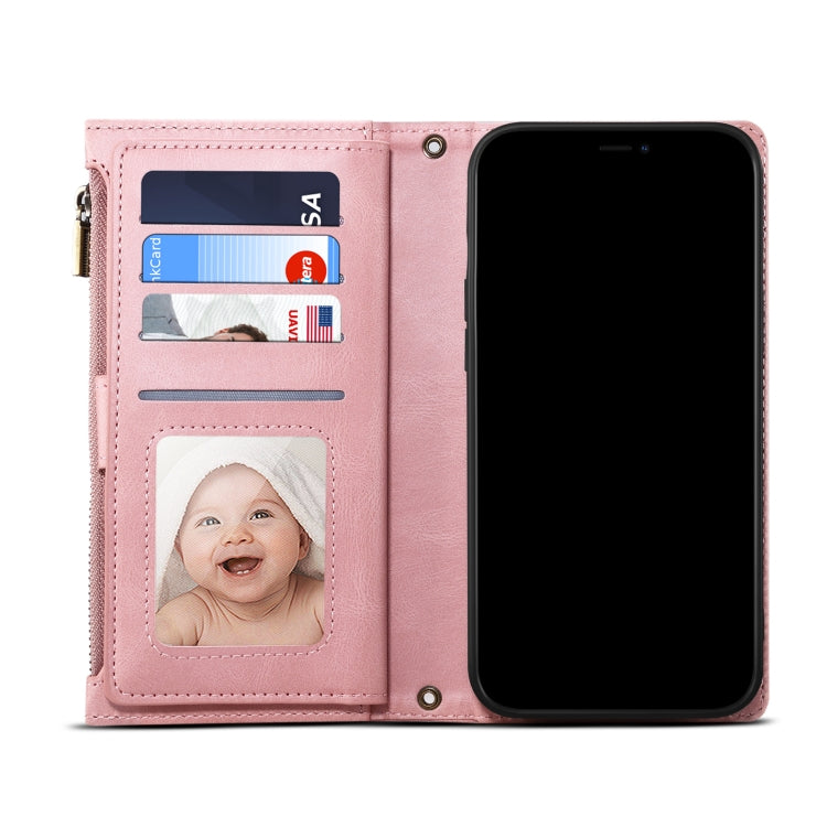 For Google Pixel 7 5G Retro Frosted Horizontal Flip Leather Phone Case(Rose Gold)