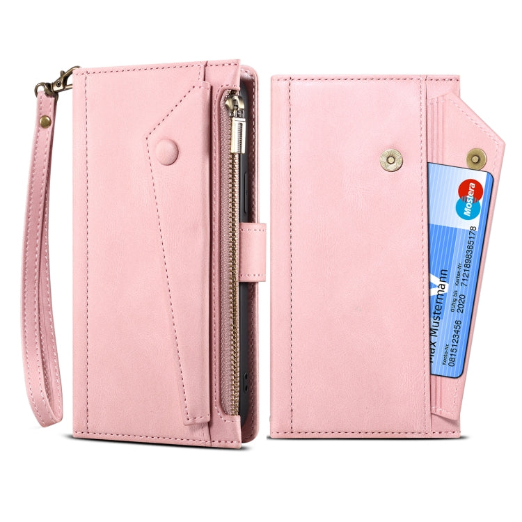 For Google Pixel 7 5G Retro Frosted Horizontal Flip Leather Phone Case(Rose Gold)