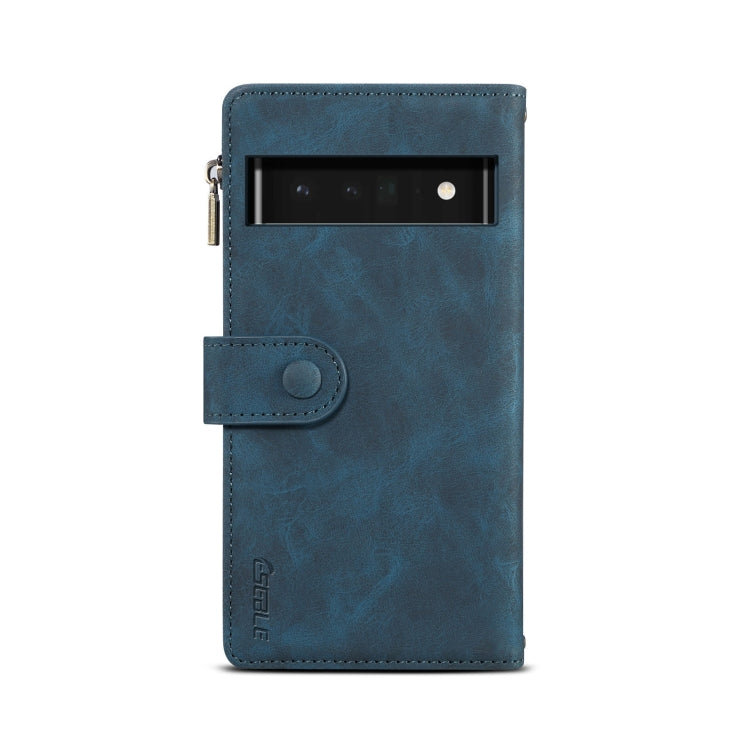 For Google Pixel 7 5G Retro Frosted Horizontal Flip Leather Phone Case(Deep Green)