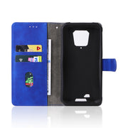 For Ulefone Armor 8 Skin Feel Magnetic Buckle Calf Texture Leather Phone Case(Blue)