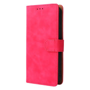 For Ulefone Armor 8 Skin Feel Magnetic Buckle Calf Texture Leather Phone Case(Rose Red)