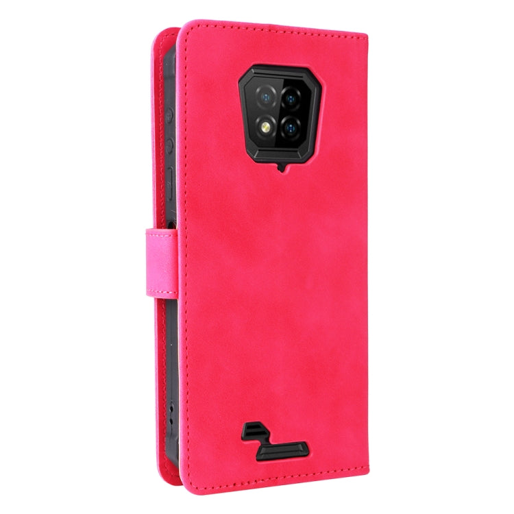 For Ulefone Armor 8 Skin Feel Magnetic Buckle Calf Texture Leather Phone Case(Rose Red)