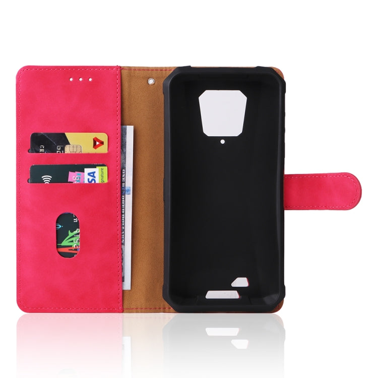 For Ulefone Armor 8 Skin Feel Magnetic Buckle Calf Texture Leather Phone Case(Rose Red)
