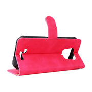 For Ulefone Armor 8 Skin Feel Magnetic Buckle Calf Texture Leather Phone Case(Rose Red)