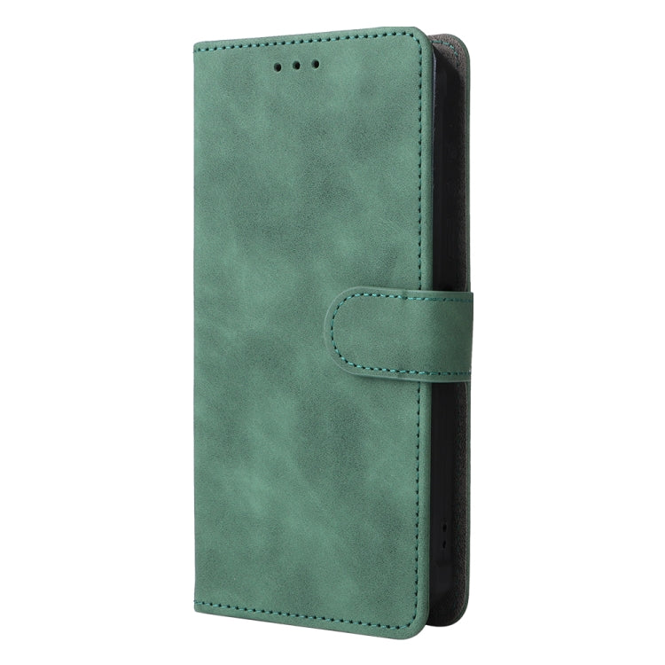 For Ulefone Armor 8 Skin Feel Magnetic Buckle Calf Texture Leather Phone Case(Green)