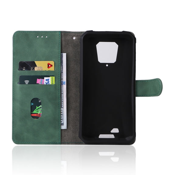 For Ulefone Armor 8 Skin Feel Magnetic Buckle Calf Texture Leather Phone Case(Green)