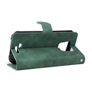 For Ulefone Armor 8 Skin Feel Magnetic Buckle Calf Texture Leather Phone Case(Green)