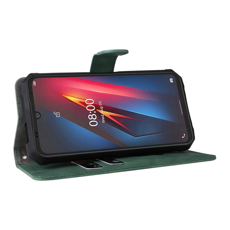 For Ulefone Armor 8 Skin Feel Magnetic Buckle Calf Texture Leather Phone Case(Green)