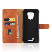For Ulefone Armor 8 Skin Feel Magnetic Buckle Calf Texture Leather Phone Case(Brown)