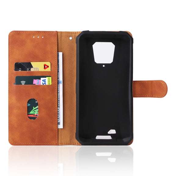 For Ulefone Armor 8 Skin Feel Magnetic Buckle Calf Texture Leather Phone Case(Brown)