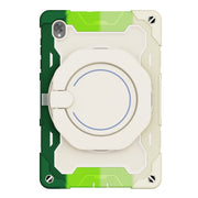 For Lenovo Tab K10 / M10 Plus Armor Contrast Color Silicone + PC Tablet Case(Colorful Green)